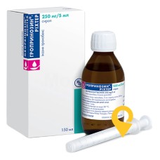 Гропринозин сироп 250 мг/5 мл 150.мл Gedeon Richter Poland (Польща)