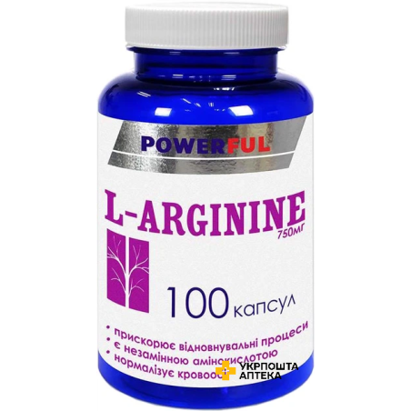 L-Аргінін POWERFUL 100 капс. Красота та Здоров'я (Україна)