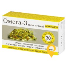 Омега-3 капс. 1,4 г №30 Фармаком (Україна)