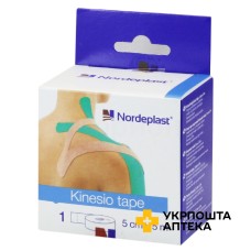 Пластир медичний Кінезіо тейп 5 см * 5 м NordePlast (Латвія)