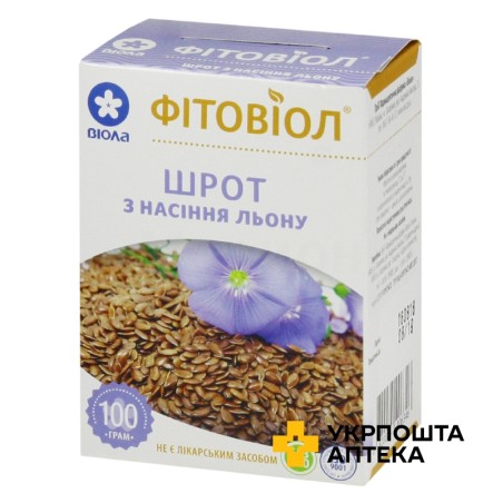 Шрот з насіння льону 100 г Віола (Україна)