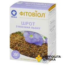 Шрот з насіння льону 200 г Віола (Україна)
