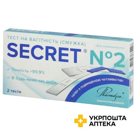 Тест на вагітність Секрет смужка №2 Hangzhou Biotest Biotech (Китай)