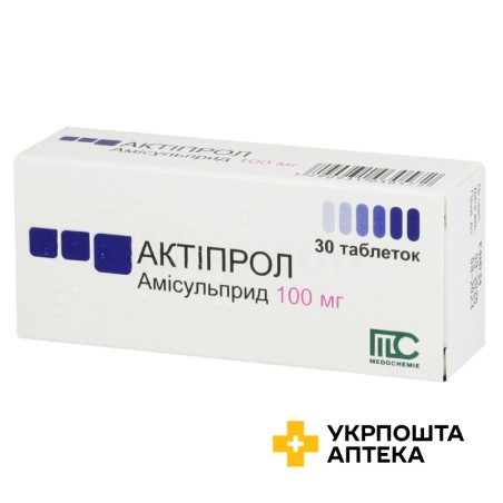 Актіпрол табл. 100 мг №30 Медокемі (Кіпр)