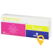 Діметріо табл. 2 мг №28 Адамед Фарма (Польща)