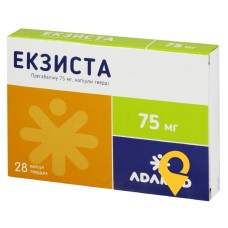 Екзиста капс. 75 мг №28 Адамед Фарма (Польща)