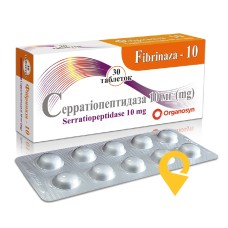 Фібриназа табл. 10 мг №30 Евертоджен Лайф Саєнсиз (Індія)