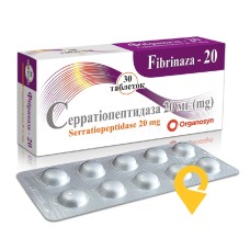 Фібриназа табл. 20 мг №30 Евертоджен Лайф Саєнсиз (Індія)