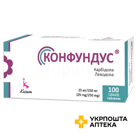 Конфундус табл. 250 мг + 25 мг №100 Кусум Хелтхкер (Індія)