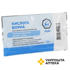 Кислота борна пор. 10 г Леда (Україна)