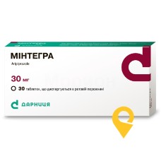 Мінтегра табл. дисперг. 30 мг №30 Ронтіс Хеллас Медікал енд Фармасьютікал Продактс (Греція)