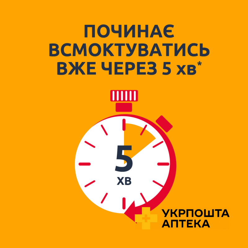 НУРОФЄН® ІНТЕНСИВ, таблетки, вкриті плівковою оболонкою, 6 шт, знеболювальна дія ібупрофену та парацетамолу Реккітт Бенкізер Хелскер (Великобританія)