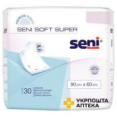 Пелюшки гігієнічні SENI SOFT Super 90х60 см. №30 Torunskie ZMO (Польща)