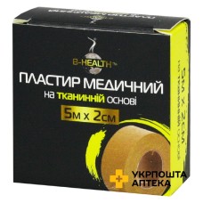 Пластир котушковий Бі-хелс 5 м * 2 см, ткан., котуш. Калина Медична Виробнича Компанія (Україна)