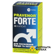 Правенор форте капс. банка пластик. №30 Профарма Плант (Україна)