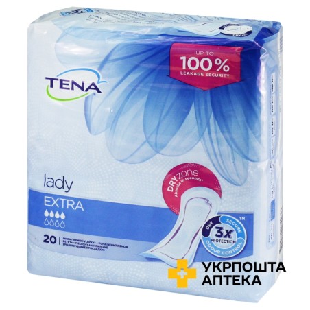Прокладки урологічні Тена леді екстра №20 SCA Hygiene Products (Нідерланди)