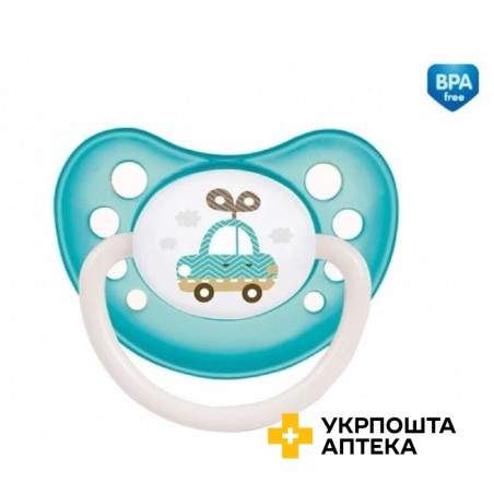 Пустушка 23/260, 6-18 міс., Toys, латекс., анатом. Canpol (Польща)