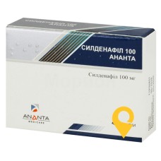 Силденафіл табл. 100 мг №4 Артура Фармасьютікалз (Індія)