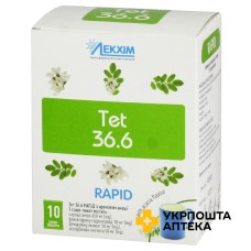 Тет 36,6 рапід пор. д/орал. р-ну 23.г з ароматом акації №10 Лекхім-Харків (Україна)