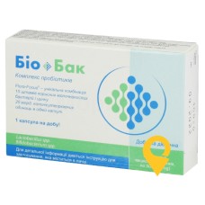 Біо-бак комплекс пробіотиків капс. №20 Тернофарм (Україна)