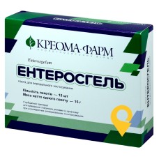 Ентеросгель паста д/внутр. застос. 15.г №15 КРЕОМА-ФАРМ (Україна)