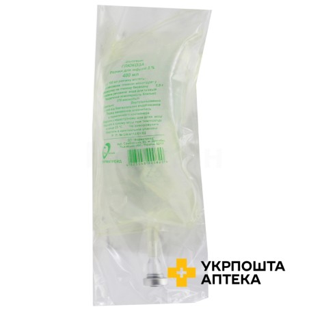 Глюкоза р-н д/інф 5 % 400.мл Фарматрейд (Україна)