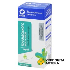 Ісландського моху сироп сироп фл. 200 мл Віола (Україна)