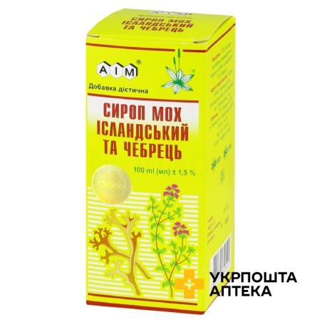 Ісландський мох і чебрець сироп 100 мл Ейм (Україна)