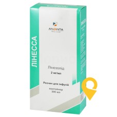 Лінесса р-н д/інф 2 мг/мл 300.мл Eurolife Healthcare (Індія)