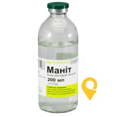 Маніт р-н д/інф 150 мг/мл 200.мл Юрія-Фарм (Україна)