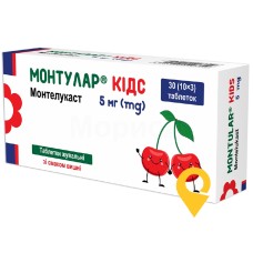 Монтулар Кідс табл. жув. 5 мг №30 Кусум Хелтхкер (Індія)