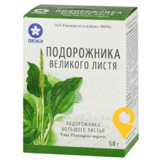 Подорожника великого листя листя 50.г Віола (Україна)