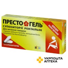 Престо гель суп. рект. №12 Дан Фарм (Ізраїль)