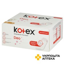 Прокладки щоденні Котекс део нормал плюс №56 Guangxi Shuya Health Care-Products (Китай)