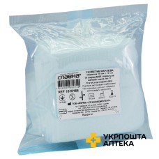 Серветка марлева Славна стерильна 10 см * 10 см, 8-шарів., тип 17 №25 Технокомплекс (Україна)