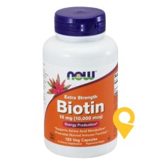 Біотин капс. 10000 мкг №120 NOW FOODS (США)