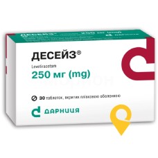 Десейз табл. 250 мг №30 Ронтіс Хеллас Медікал енд Фармасьютікал Продактс (Греція)