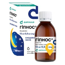 Гіпнос крап. орал. 15 мг/0,6 мл 20.мл Дарниця ФФ (Україна)