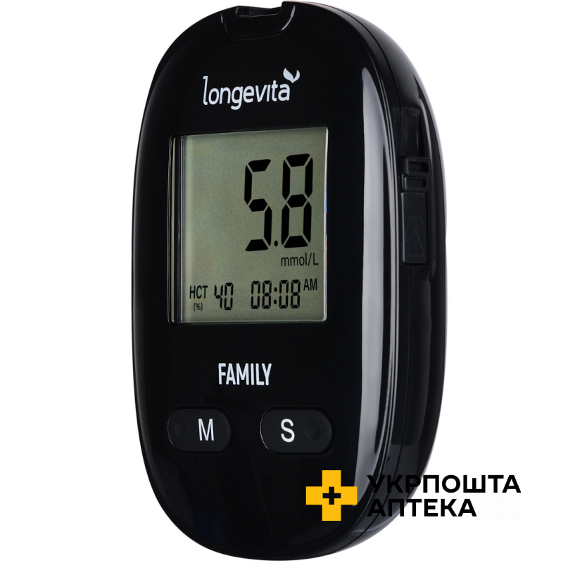 Глюкометр Longevita Family система для вимірювання глюкози в крові Hangzhou Sejoy Electronics (Китай)