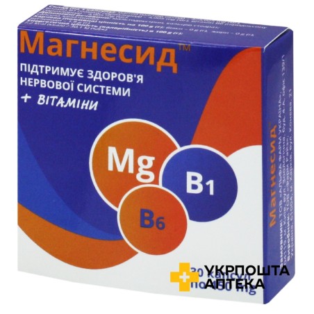 Магнесид капс. 450 мг №30 Фарм Райз (Україна)