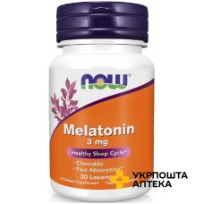 Мелатонін капс. 3 мг №60 NOW FOODS (США)