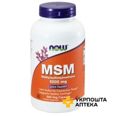 Метилсульфонілметан (MSM) капс. №240 NOW FOODS (США)