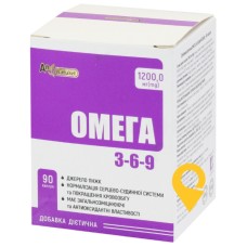 Омега 3-6-9 капс. 1200 мг банка №90 Красота та Здоров'я (Україна)