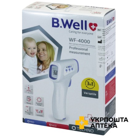 Термометр інфрачервоний B.Well Swiss AG (Швейцарія)