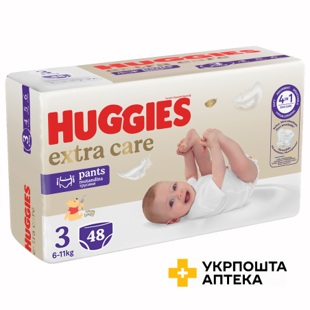 Трусики-підгузки Huggies Extra Care Pants, розмір 3 (6-11 кг) №48 Кімберлі-Кларк (Чеська Республіка)