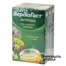 Вердіогаст фільтр-пакет 1,5 г №20 Ліктрави (Україна)