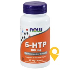5-гідроксі L-триптофан капс. 100 мг №60 NOW FOODS (США)