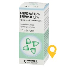 Бримонал крап. очні 0,2 % 10.мл Унімед Фарма (Словацька Республіка)