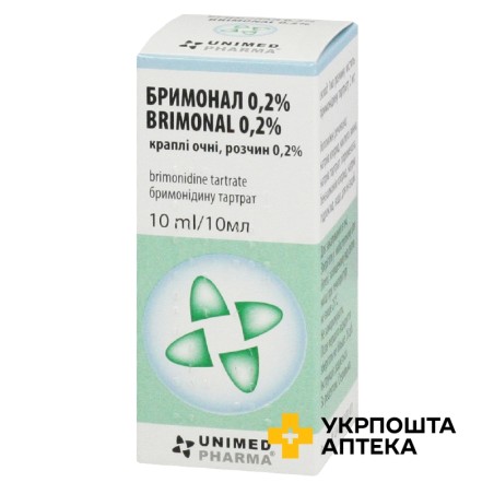 Бримонал крап. очні 0,2 % 10.мл Унімед Фарма (Словацька Республіка)