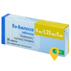 Ко-амлесса табл. 4 мг + 1,25 мг + 5 мг №30 Тад Фарма (Німеччина)